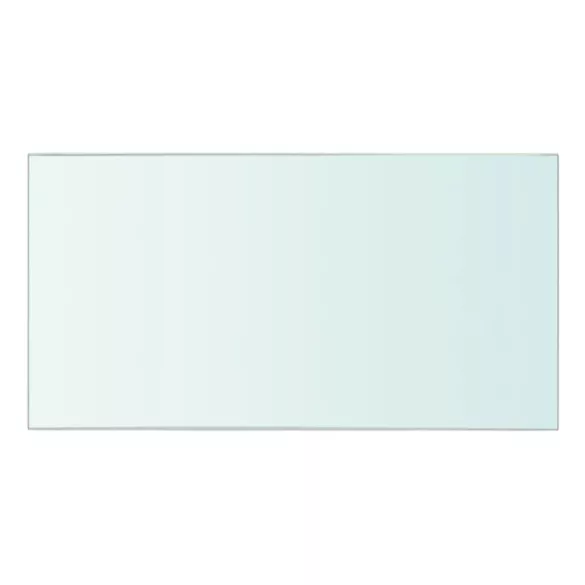 30x15 cm átlátszó panel üvegpolc