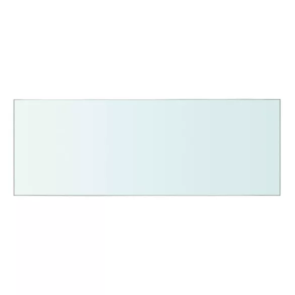 Átlátszó üvegpolc panel 40x12 cm