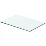 Átlátszó üvegpolc 40x20 cm