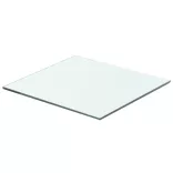 Átlátszó üvegpolc panel 40x30 cm