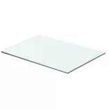 Átlátszó üvegpolc panel 50x30 cm