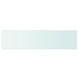 Átlátszó üvegpolc 80x20 cm