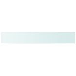 100x15 cm átlátszó panel üvegpolc