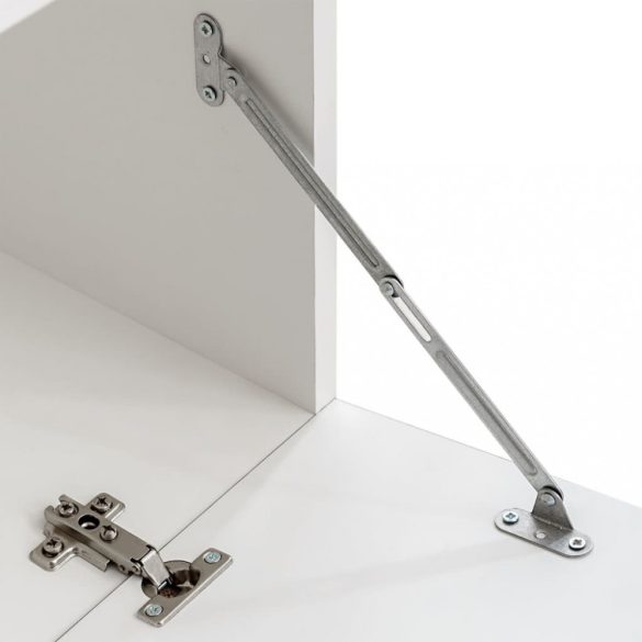 5 részes fali TV állvány szett fekete LED világítással