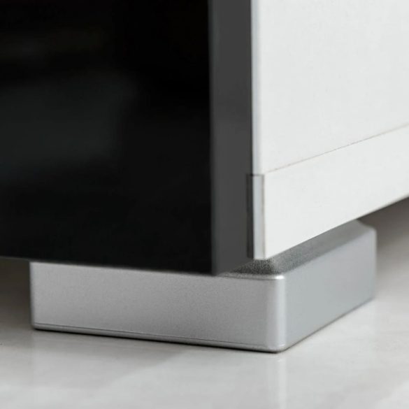 5 részes fali TV állvány szett fekete LED világítással