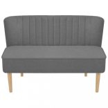 világosszürke szövetkanapé 117 x 55,5 x 77 cm