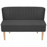 sötétszürke szövetkanapé 117 x 55,5 x 77 cm