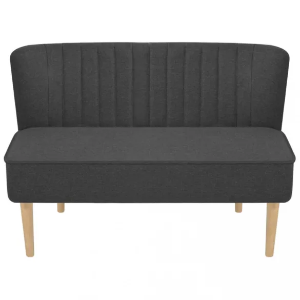 sötétszürke szövetkanapé 117 x 55,5 x 77 cm