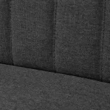 sötétszürke szövetkanapé 117 x 55,5 x 77 cm