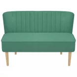 zöld szövetkanapé 117 x 55,5 x 77 cm