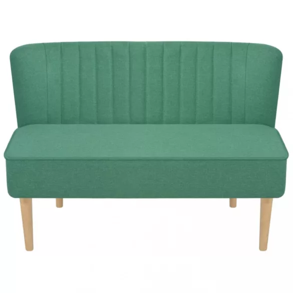 zöld szövetkanapé 117 x 55,5 x 77 cm