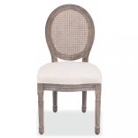 2 db krémszínű szövet étkezőszék