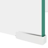 Átlátszó üveg TV/monitor állvány 70x30x13 cm