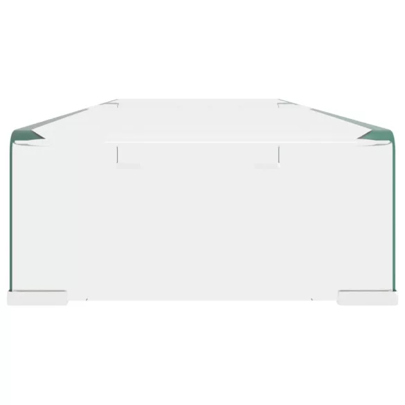 TV/monitor állvány  átlátszó üveg 90x30x13 cm