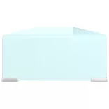 zöld üveg TV állvány/monitor magasító 110 x 30 x 13 cm