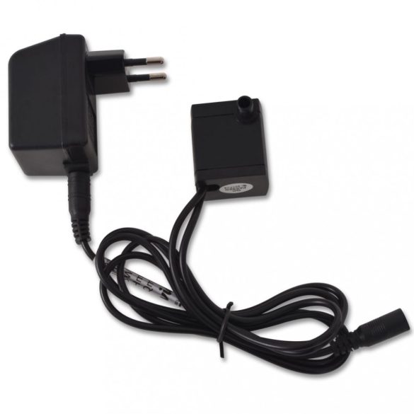 Beltéri szökőkút LED-megvilágítással, polyresin