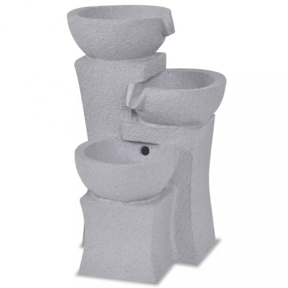 beltéri műgyanta szökőkút LED megvilágítással