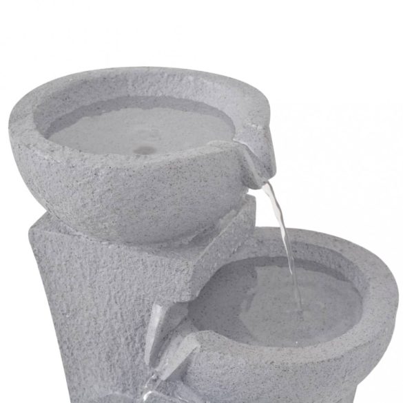 beltéri műgyanta szökőkút LED megvilágítással