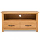 tömör tölgyfa TV-szekrény 90 x 35 x 48 cm