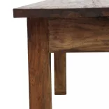 tömör mahagóni fa dohányzóasztal 96 x 73 x 45 cm