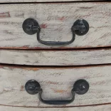 tömör mahagóni fa éjjeliszekrény 48 x 35 x 64 cm