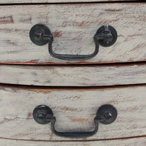 tömör mahagóni fa éjjeliszekrény 48 x 35 x 64 cm