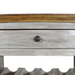 tömör mahagóni fa bortartó állvány 55 x 23 x 85 cm