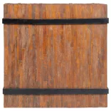 tömör tíkfa kisasztal 60 x 60 x 38 cm