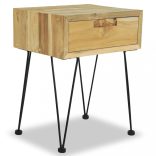 tömör tíkfa éjjeliszekrény 40 x 30 x 50 cm