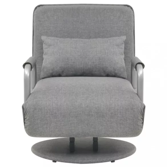 világosszürke forgó szövet fekvőszék