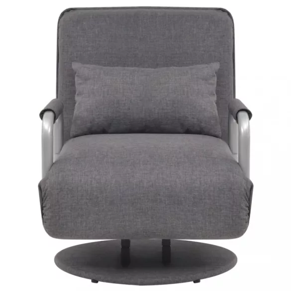 sötétszürke forgó szövet fekvőszék