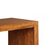 tömör fa konzolasztal mézszínű bevonattal 110 x 40 x 76 cm