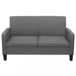 sötétszürke 2 személyes kanapé 135 x 65 x 76 cm