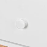 2 db fehér, tömör fenyőfa éjjeliszekrény 40 x 30 x 61 cm