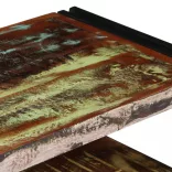 tömör újrahasznosított fa TV-szekrény 120 x 30 x 40 cm