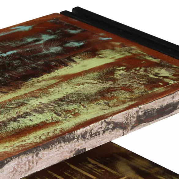 tömör újrahasznosított fa TV-szekrény 120 x 30 x 40 cm