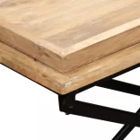 tömör mangófa dohányzóasztal 110 x 55 x 42 cm