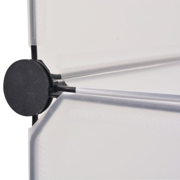 fehér  kombinálható cipőtároló 12 rekeszes