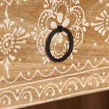 tömör mangófa TV-szekrény 120 x 30 x 40 cm