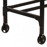 tömör mangófa íróasztal összecsukható ülőkével 115 x 50 x 76 cm