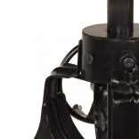 újrahasznosított tömör fa bárasztal 75 x (76-110) cm