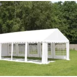 Professzionális rendezvénysátor 4x8m ipari 800N PVC ponyvával