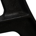 2 db öntöttvas étkezőasztal láb A-alakú vázzal