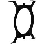 2 db öntöttvas étkezőasztal láb O-alakú vázzal