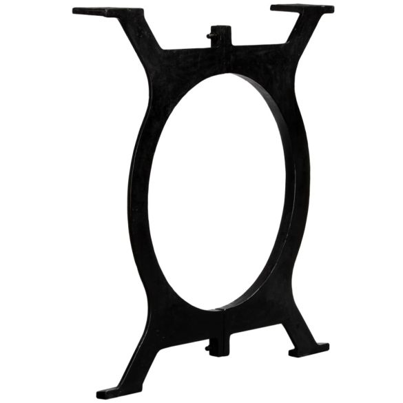 2 db öntöttvas étkezőasztal láb O-alakú vázzal