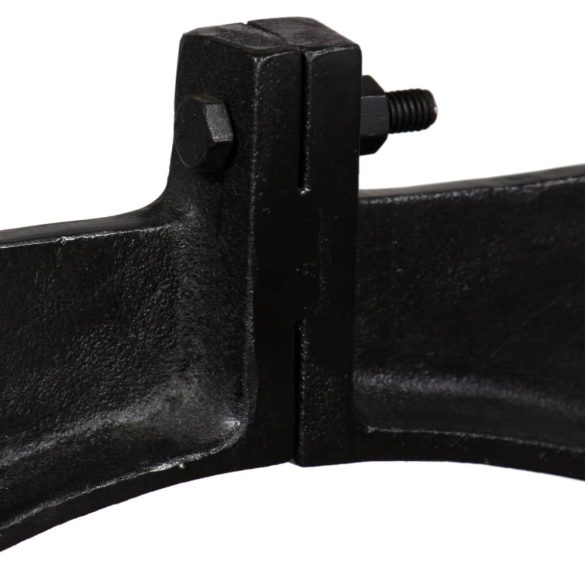 2 db öntöttvas étkezőasztal láb O-alakú vázzal