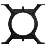 2 db öntöttvas dohányzóasztal láb O-alakú vázzal