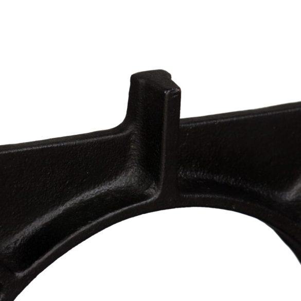 2 db öntöttvas dohányzóasztal láb O-alakú vázzal