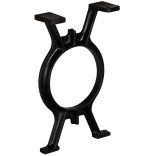 2 db öntöttvas pad láb O-alakú vázzal