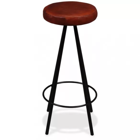 4 db valódi bőr bárszék